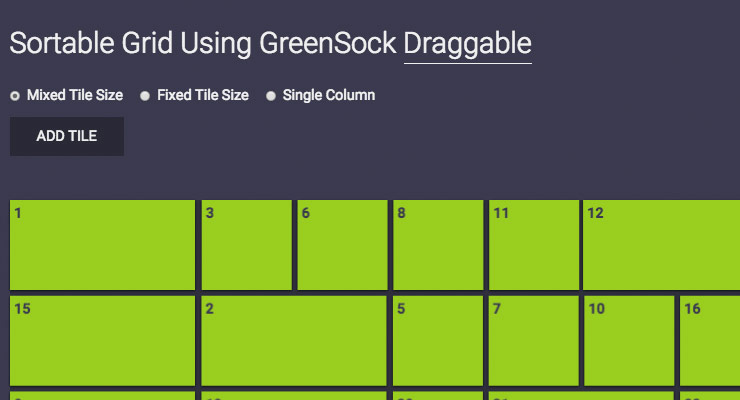 More information about "Sortable Grid Using Draggable"